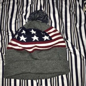 American Flag Beanie